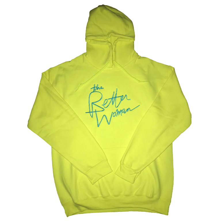 Yellow x Cyan HOODIE tBW theBMcollection Designed to Motivate